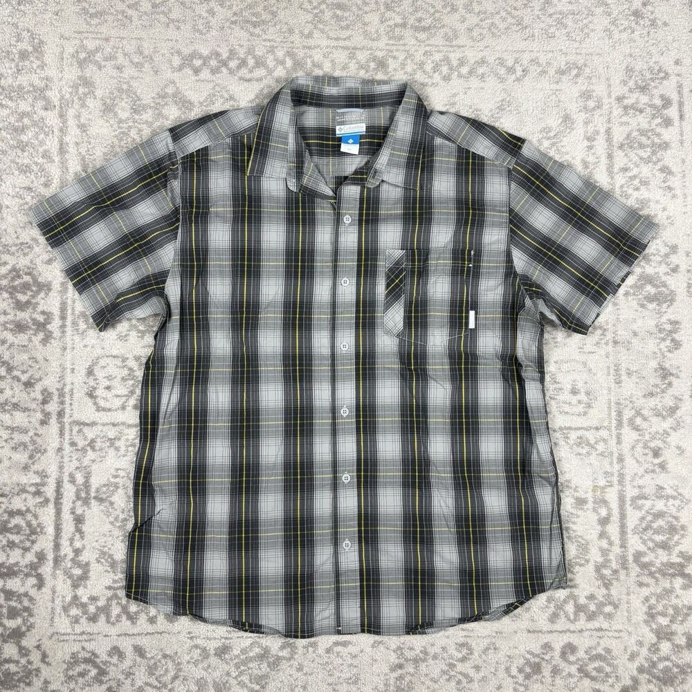 Columbia Omni Wick Shirt Advanced Evaporation Men’s Button Up Size 2XL XXL